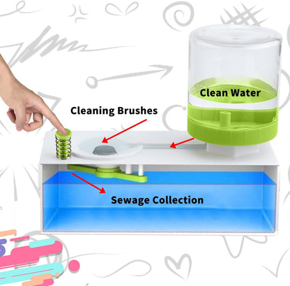 Brush Rinser Water Paint+Free Paiting Book